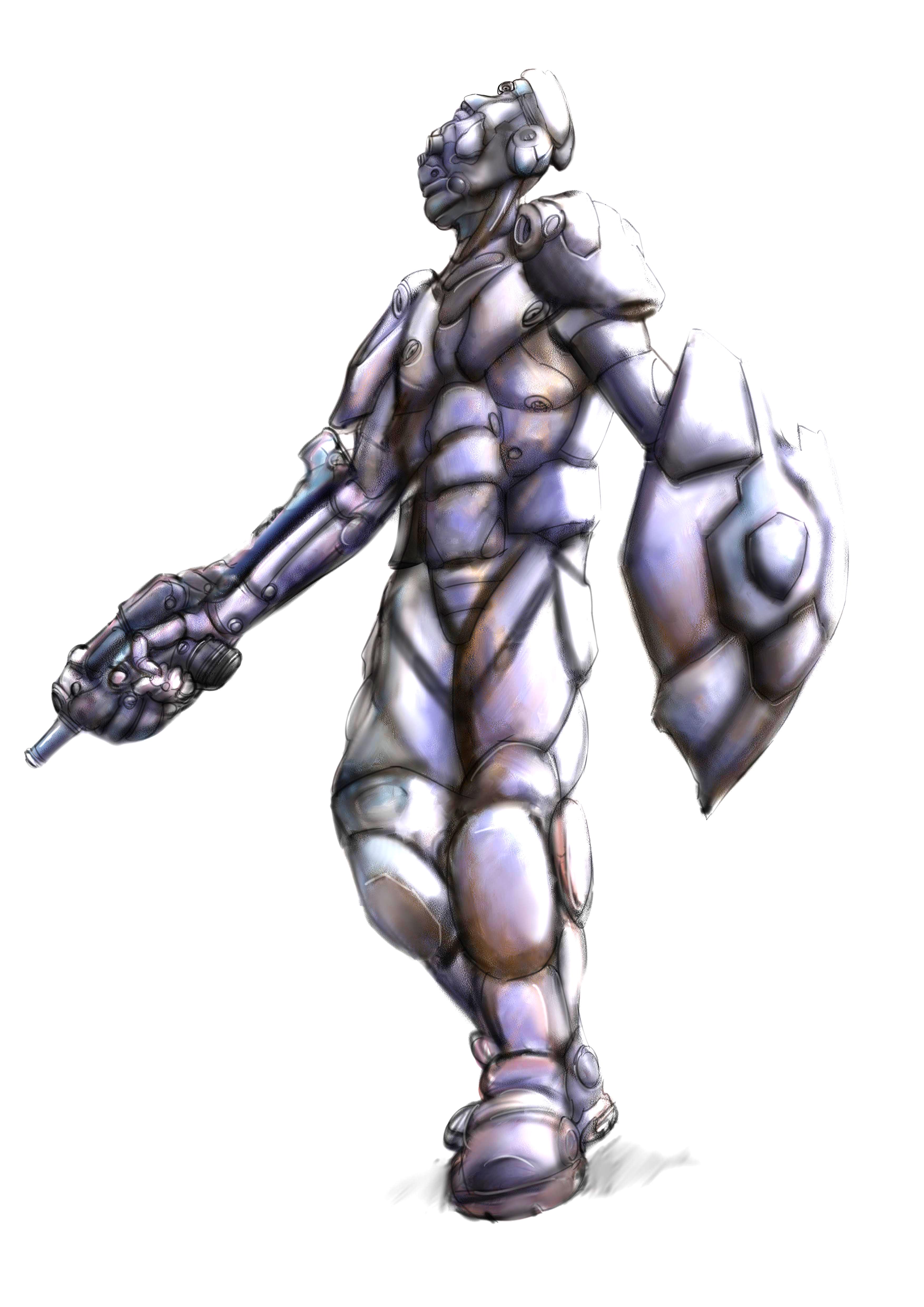 hombre con armadura