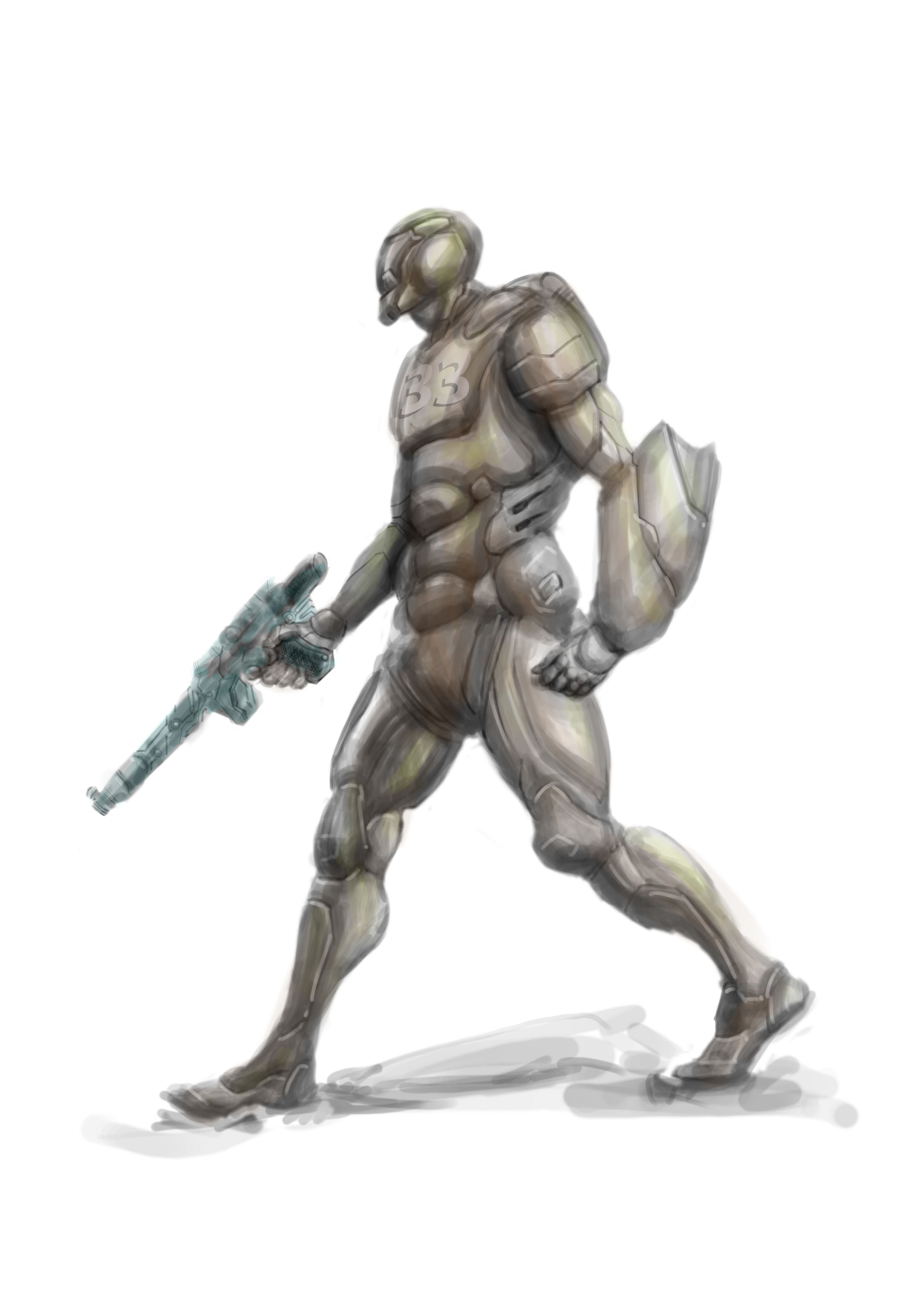 hombre con armadura